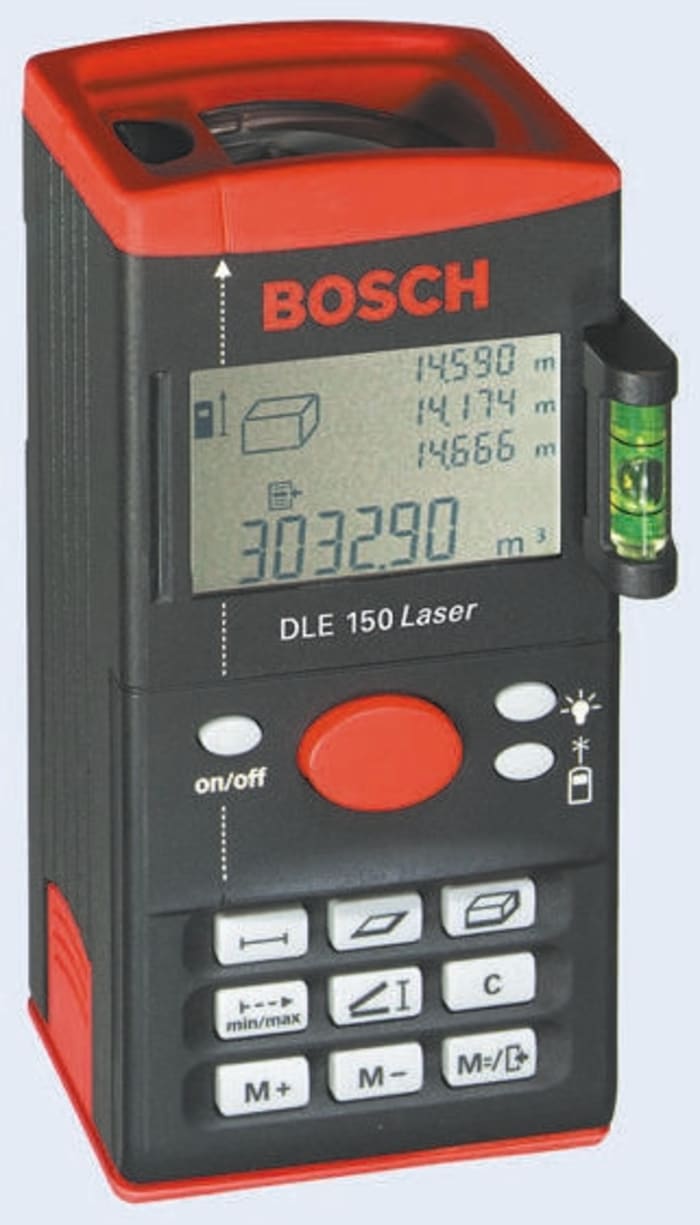 Bosch DLE 150 Distance Meter, 0.3 → 150m Range, ±3 mm Accuracy