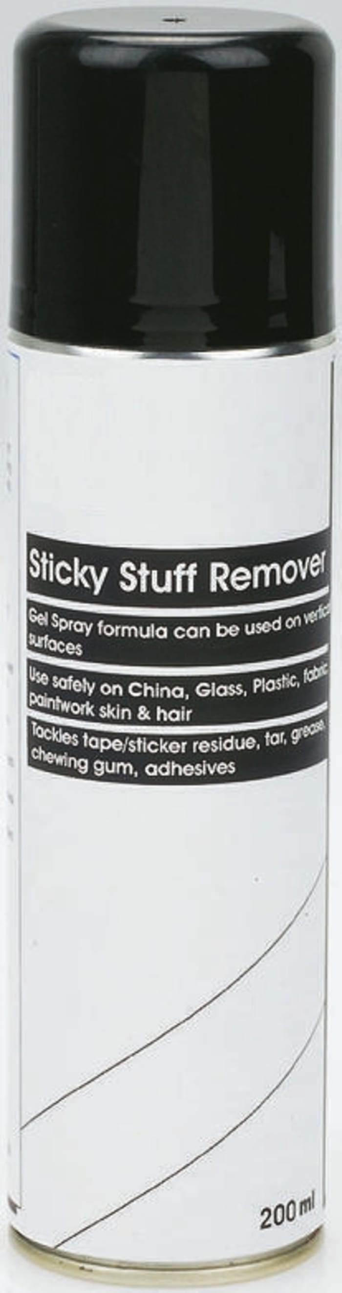200 ml Aerosol Adhesive, Graffiti & Gum Remover, Removes Chewing Gum, Grease, Label adhesive, Oils