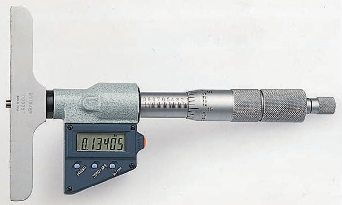 Mitutoyo depth outlet micrometer
