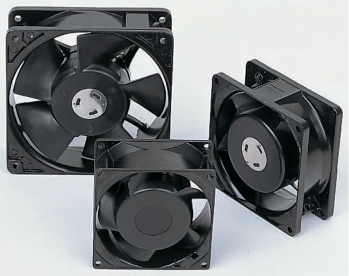 Sunon Axial Fan, 220 → 240 V ac, AC Operation, 122.4m³/h, 10W, 60mA Max, 120 x 120 x 38mm