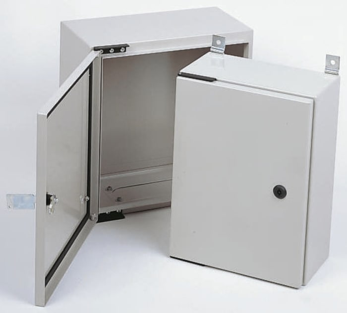 RS PRO Steel Wall Box, IP65, 400 mm x 400 mm
