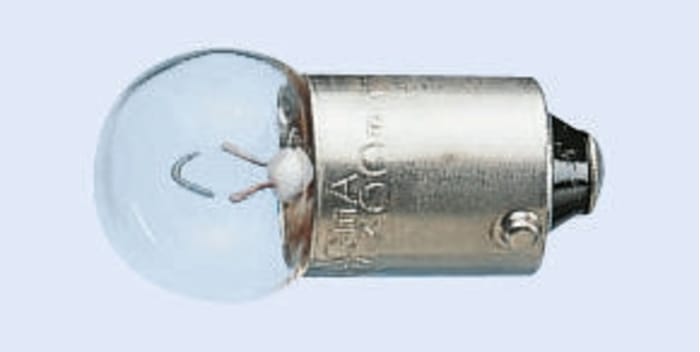 Round BA9s lamp G-3 11mm, 6.5V 300mA
