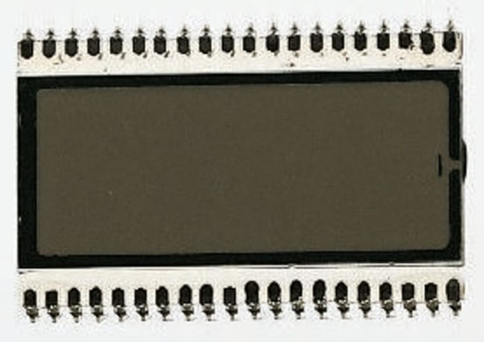 Display monocromo LCD 7 Segmentos Varitronix de 1 fila x 3-1/2 caract., reflectante