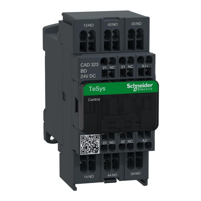 Schneider Electric TeSys CAD Contactor, 10 A, 2NO + 2NC, 690 V dc