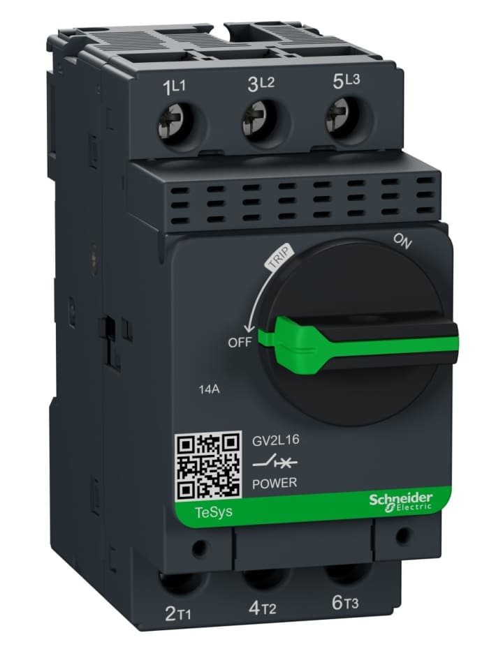 Schneider Electric 12 → 18 A, 9 → 13 A TeSys Motor Protection Circuit Breaker