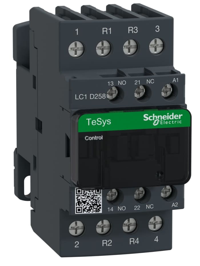 Contacteur Schneider Electric série LC1D, 4 pôles , 2 N/O + 2 N/F, 40 A, 48 V c.a.