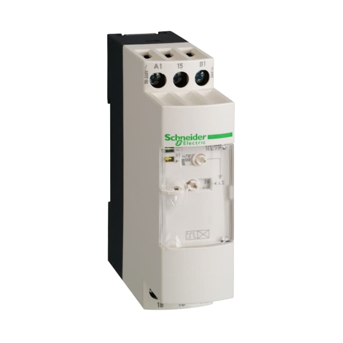 Schneider Electric DIN Rail Mount Time Delay Relay, 110 → 240 V ac, 42 → 48V ac/dc, 1-Contact, 0.05 s