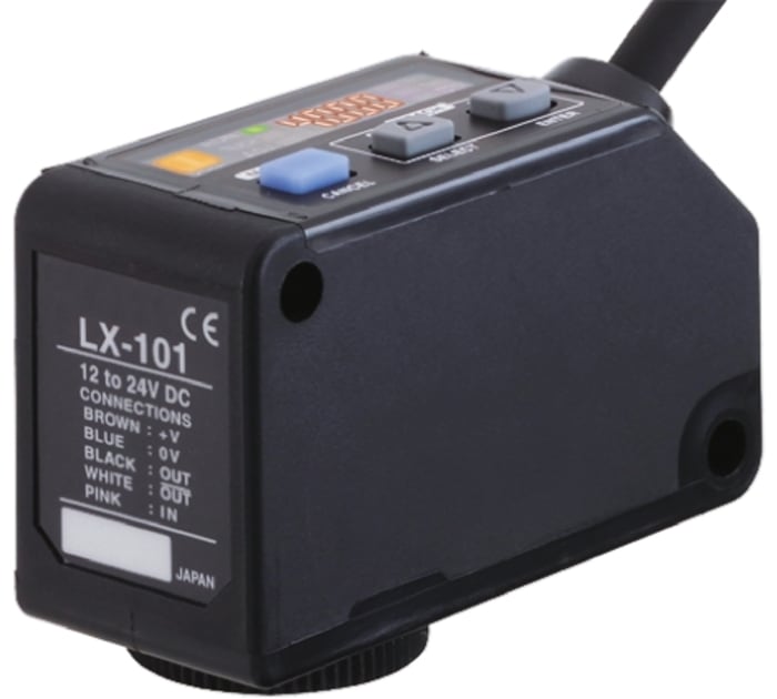 Panasonic Colour Sensors 10 mm, LED, PNP, 750 mA, 12 → 24 V dc, IP67