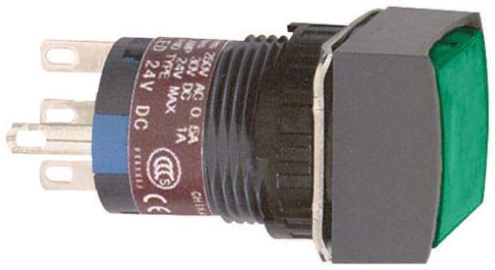 Schneider Electric XB6 Series Push Button, Panel Mount, DPDT, IP65