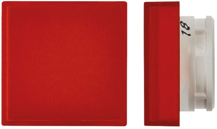 Omron Red Square Push Button Lens for Use with A16 Series LED/Incandescent Lamp Push Button Switch