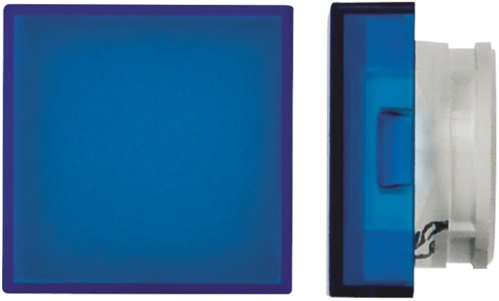 Omron Blue Square Push Button Lens for Use with A16 Series LED/Incandescent Lamp Push Button Switch