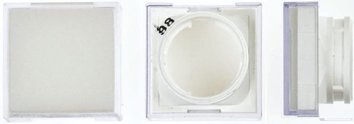 Omron White Square Push Button Lens for Use with A16 Series LED/Incandescent Lamp Push Button Switch