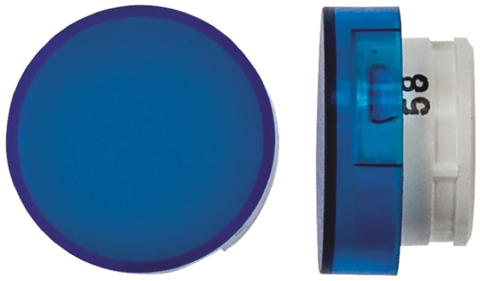 Omron Blue Round Push Button Lens for Use with A16 Series LED/Incandescent Lamp Push Button Switch