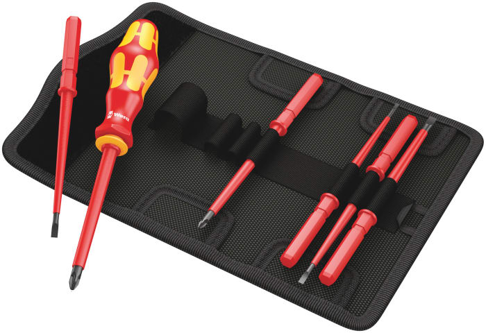 Wera Phillips; Slotted Interchangeable Insulated Screwdriver Set, 7-Piece