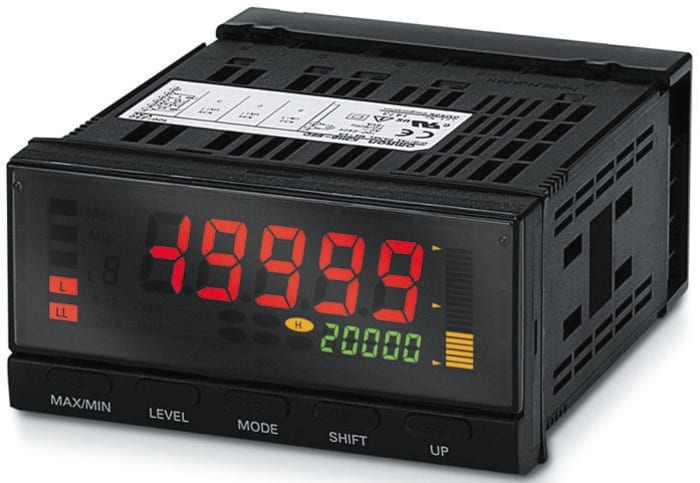 Analizador de red multifunción de panel Omron, con display LCD, para Corriente, Voltaje, dim. 92mm x 45mm