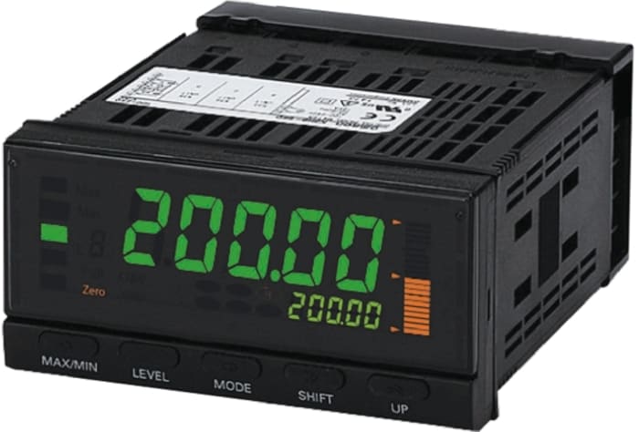 Analizador de red multifunción de panel Omron, con display LED, para Velocidad, Tiempo, dim. 92mm x 45mm