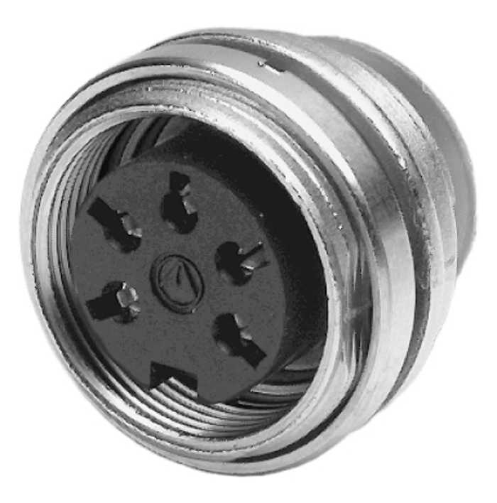 Amphenol Industrial, C 091 A 7 Pole M16 Din Socket, 5A, 100 V ac, Female, Panel Mount