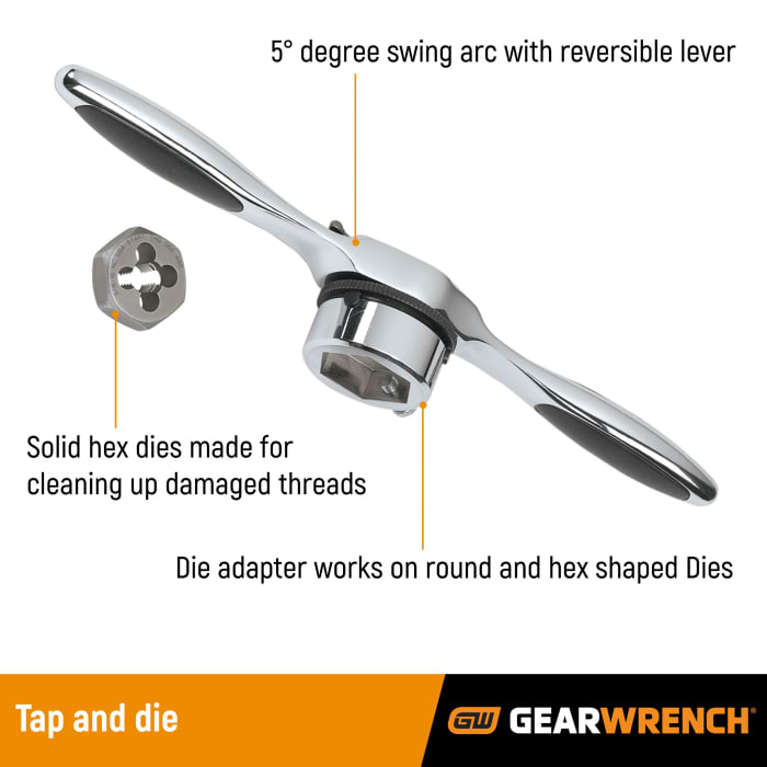 Gearwrench 75 tap sale and die set