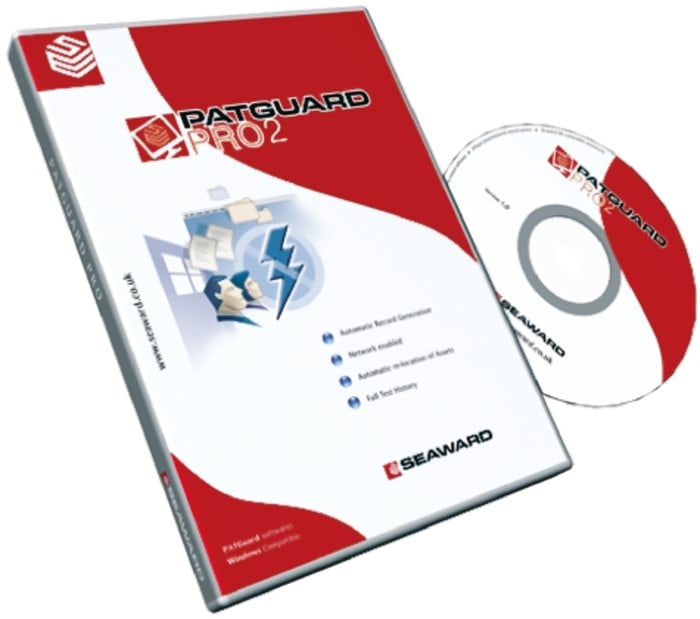 Seaward 352A920 Portable Appliance Tester Software, Accessory Type Asset Management, Software Name PATGuard PRO 2