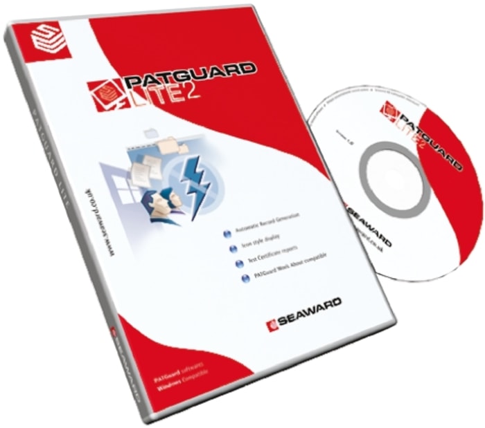 Seaward 352A930 Portable Appliance Tester Software, Software Name PATGuard Lite 2 Software Windows Vista, Windows XP,