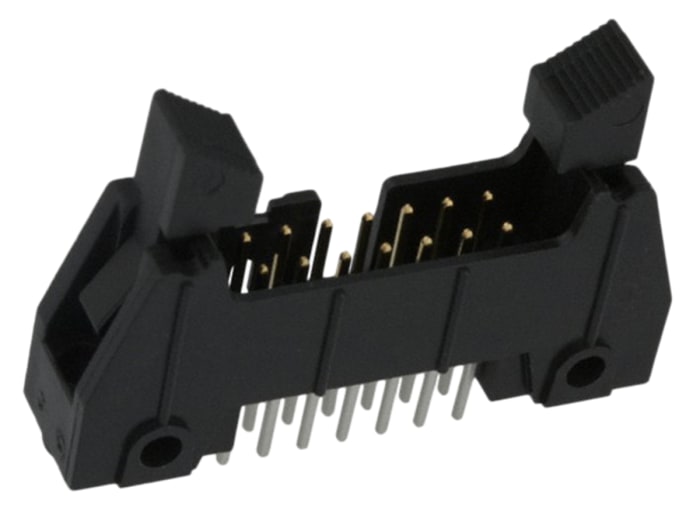 3M 3000 Series Straight Through Hole PCB Header, 14 Contact(s), 2.54mm Pitch, 2 Row(s), Shrouded