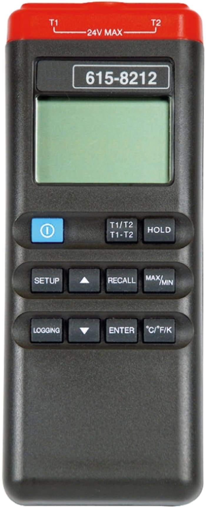 RS PRO Handheld Digital Thermometer for Panel Design Use, J, K Probe, 2 Input(s), +1372°C Max, ±0.3 % Accuracy