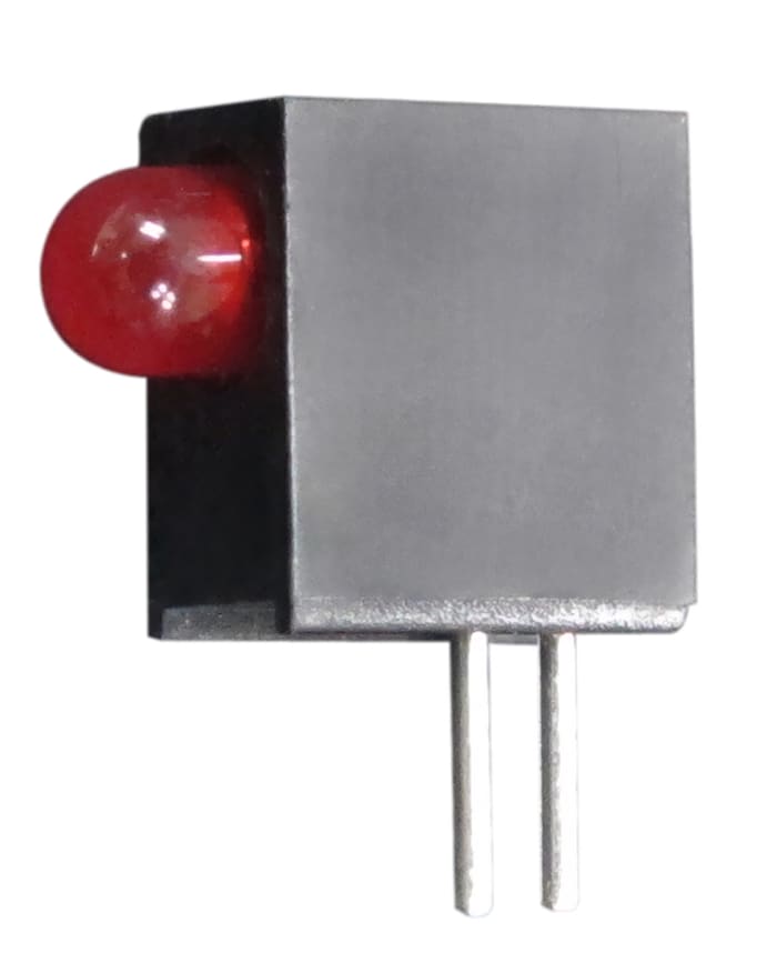 Kingbright L-710A8EW/1ID, Red Right Angle PCB LED Indicator, Through Hole 2.5 V