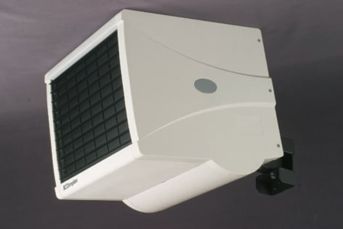 Calefactor de ventilador Dimplex, 9kW máx., 60 dB(A)dB(A), dim. 360 x 386 x 630mm, montaje en pared