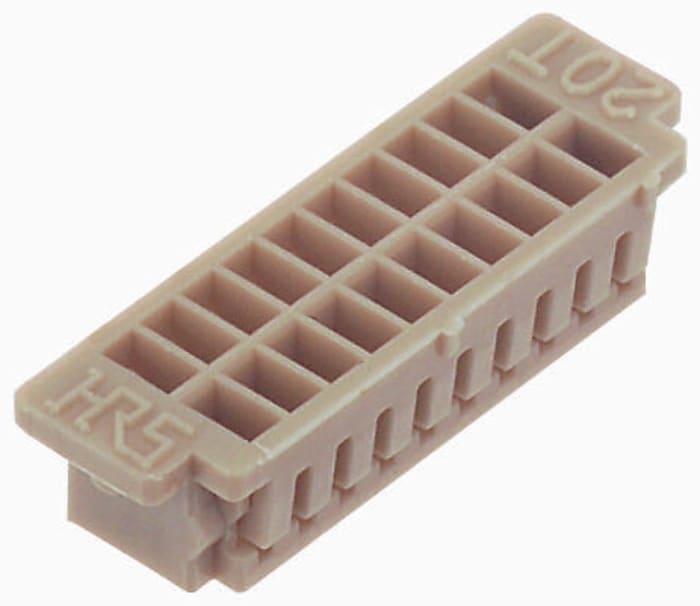 Hirose, DF13 Male PCB Housing, 1.25mm Pitch, 6 Way, 1 Row