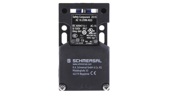 Schmersal AZ16 Safety Interlock Switch, 1NC/1NO, Keyed, Glass Fibre Reinforced Thermoplastic
