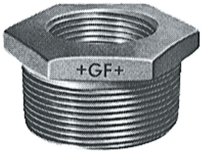 Bague réductrice Georg Fischer Mâle/Femelle, 1pouce/3/4pouce, Noir