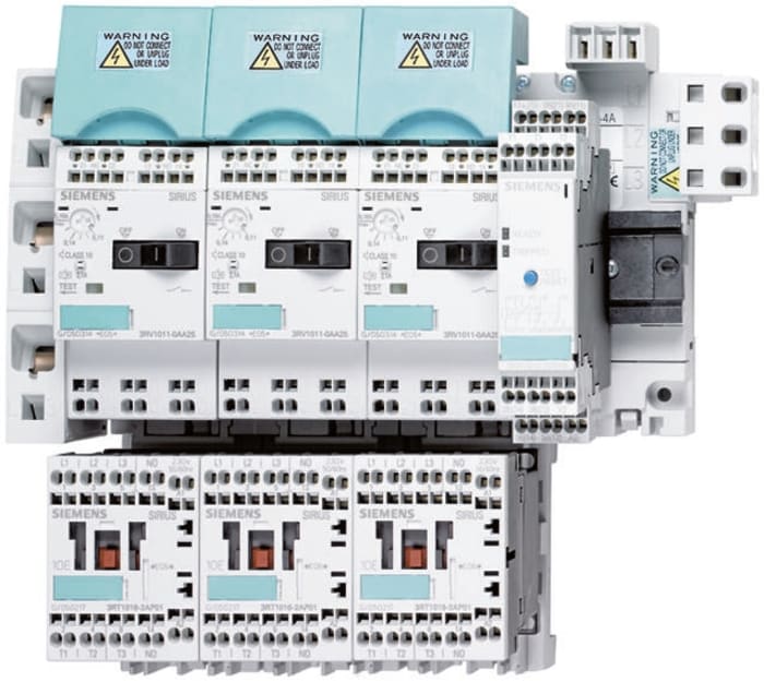 Accesorio conexión Siemens 3RV1, para uso con Protector de arrancador de motor 3RV Sirius Classic