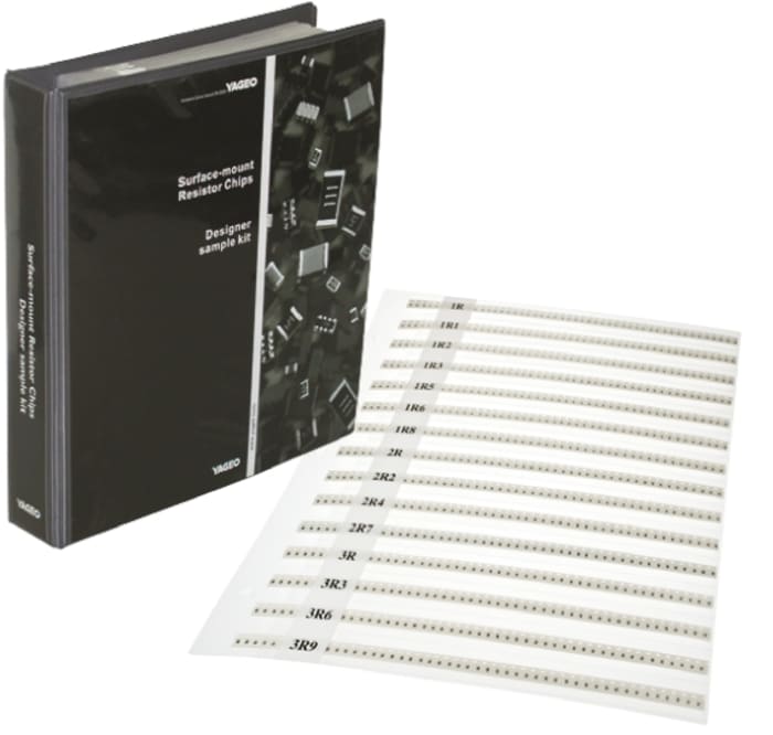 Phycomp Thick Film, SMT Resistor Sample Kit, with 50 pieces, 1 → 10mΩ