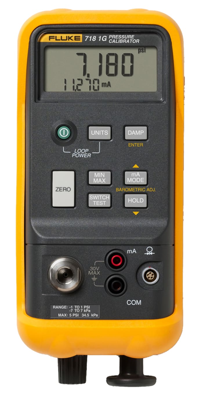 Fluke 718 -68.9mbar to 68.9mbar Pressure Calibrator