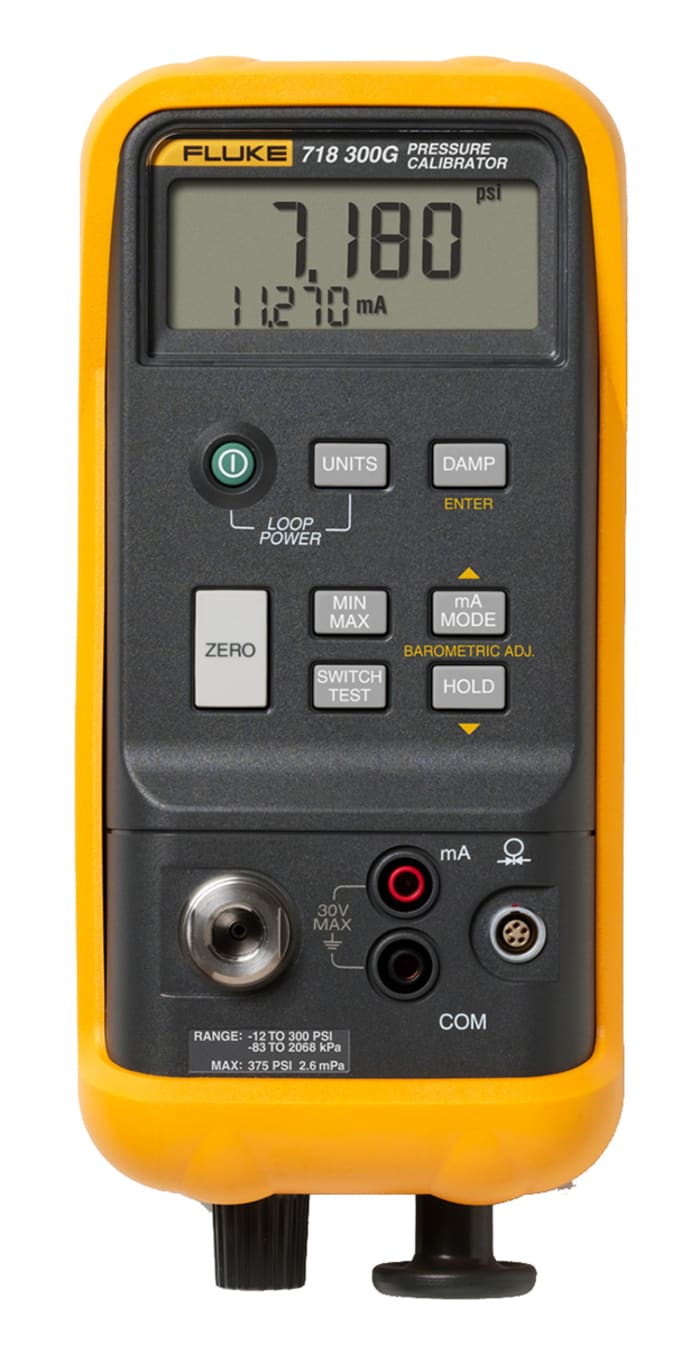 Fluke 718 -850mbar to 20bar Pressure Calibrator