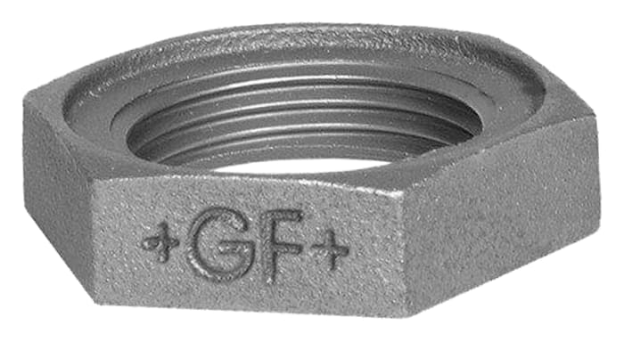 Georg Fischer Galvanised Iron Backnut Nut BSPP 1/2in