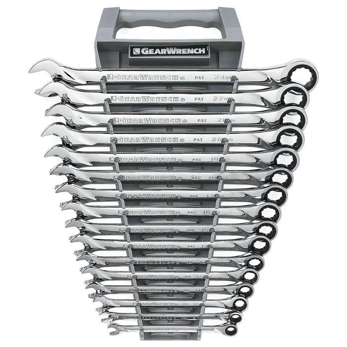 GearWrench 16-Piece Spanner Set, 8 → 24 mm