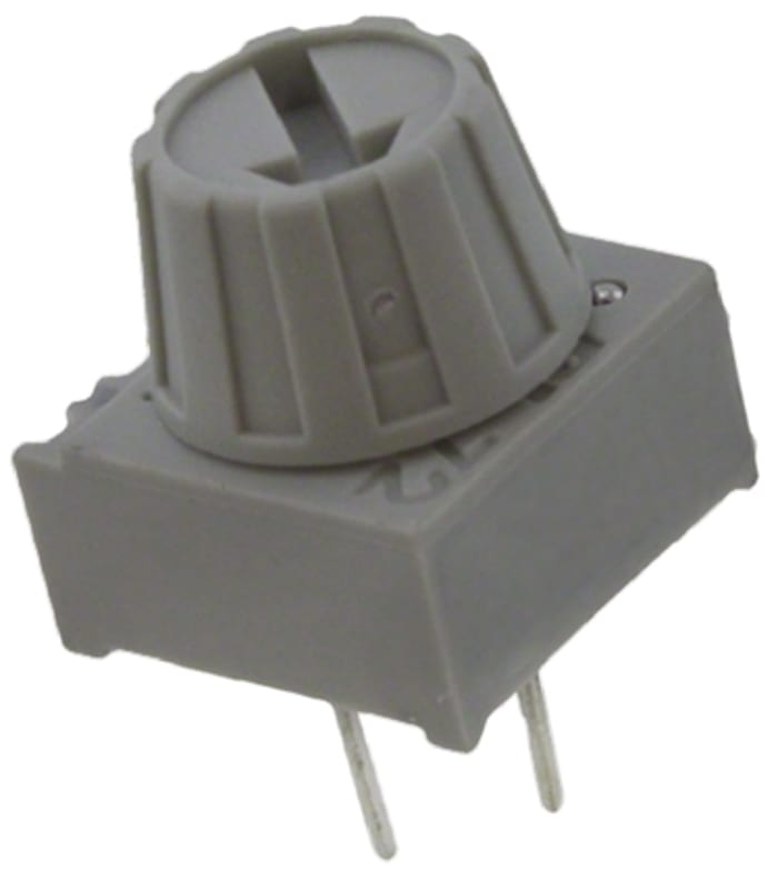 100Ω, Through Hole Trimmer Potentiometer 1/2W Finger Adjust BI Technologies, 72