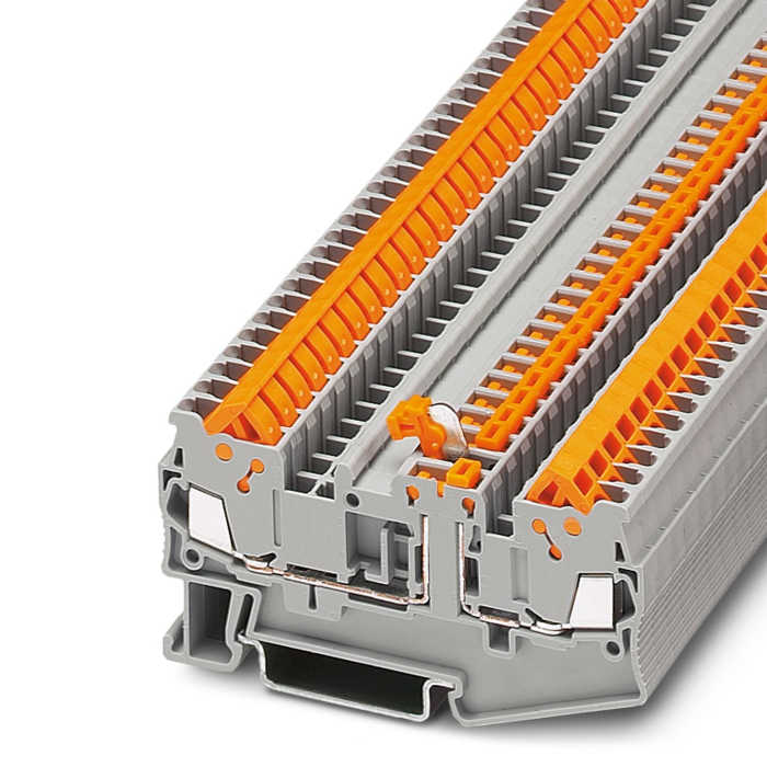 Phoenix Contact 3205103 QTC 1.5-MT Series Grey, 0.25 → 1.5mm², Single-Level, Quick Connect Termination