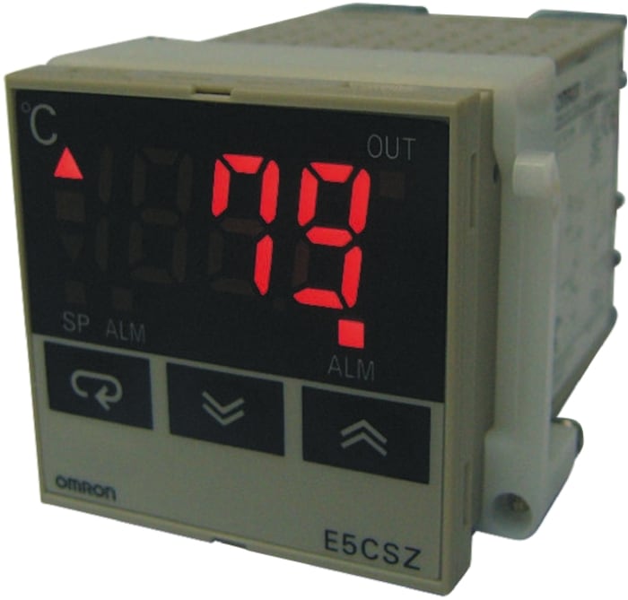 On/Off Temperature Controller, 48 x 48mm, Platinum Resistance Thermometer, Thermocouple Input, 100 → 240 V ac