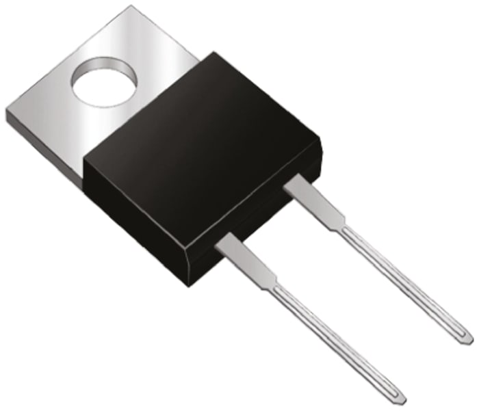 STMicroelectronics 1200V 5A, Rectifier Diode, 2-Pin TO-220AC STTH512D