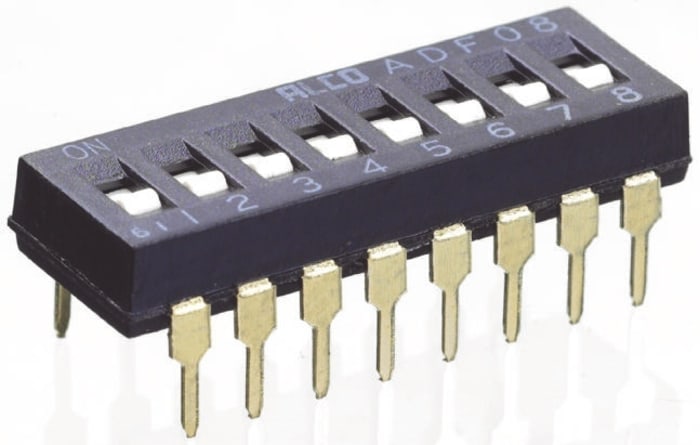 TE Connectivity Slide DIP Switch Through Hole