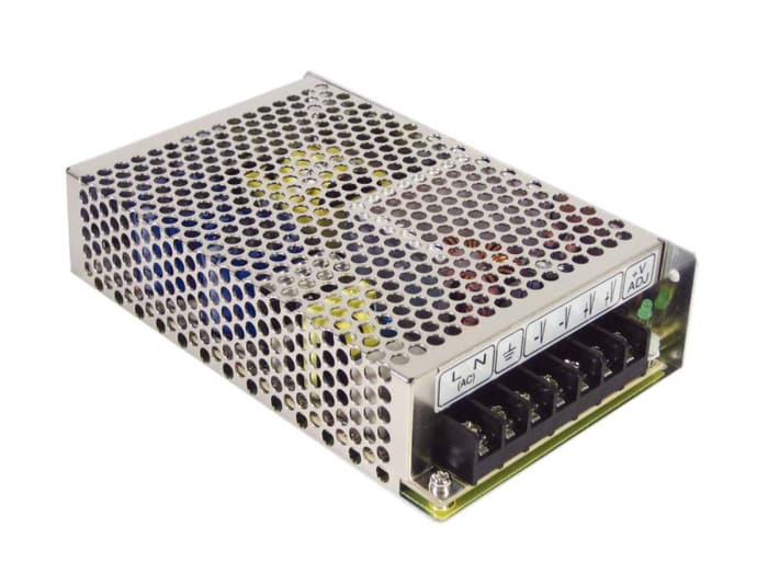 MEAN WELL Switching Power Supply, RD-85B, 5 V dc, 24 V dc, 2A, 88W, Dual Output, 125 → 373 V dc, 88 → 264