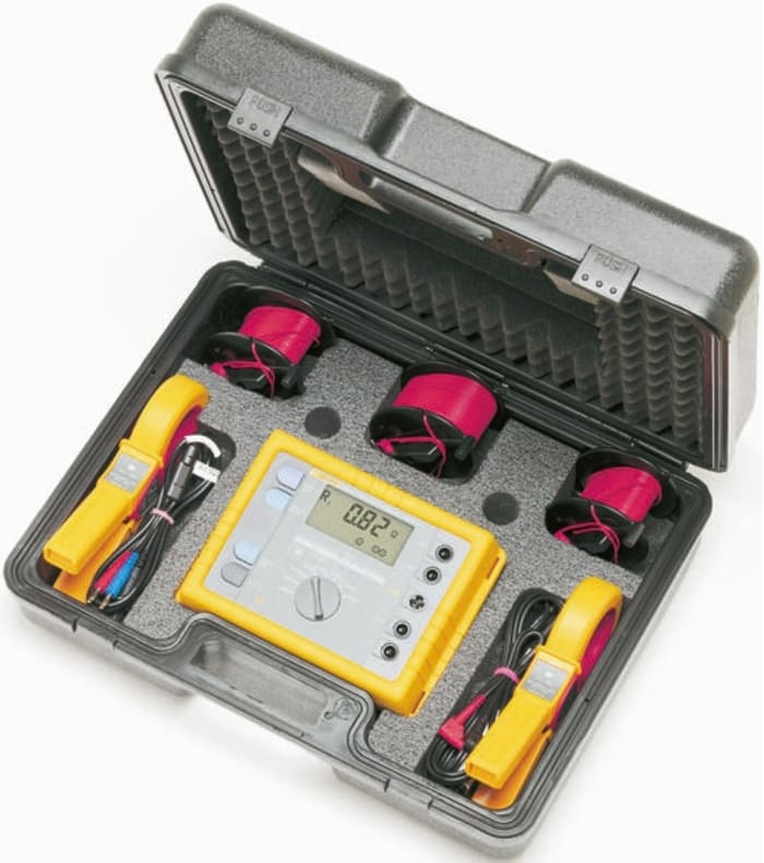 Fluke 1625 Kit Fluke Fluke 1625 Earth Ground Resistance Tester Kit For Use With 1625 Series Rscal 712 8732 Rs Components