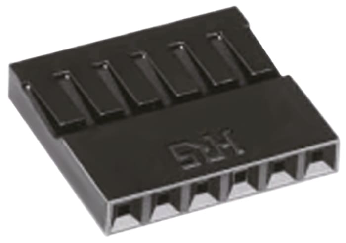 Hirose A2 Series 2.54mm Pitch 6 Way 1 Row Straight Crimp Pin Connector, Cable Mount, Crimp Termination