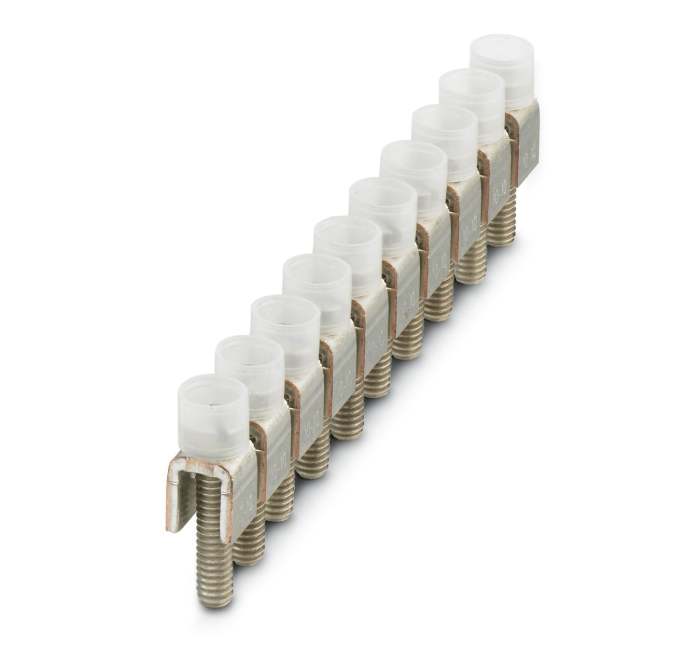 Phoenix Contact FBI 10-10 Series Fixed Bridge for Use with DIN Rail Terminal Blocks