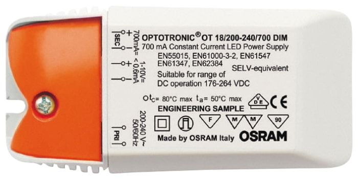 Osram, 2 → 25V Output, 17W Output, 700mA Output, Constant Current
