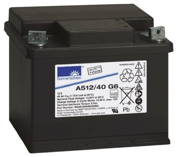 Sonnenschein, Kurşun Asit Akü, 12V, 40Ah