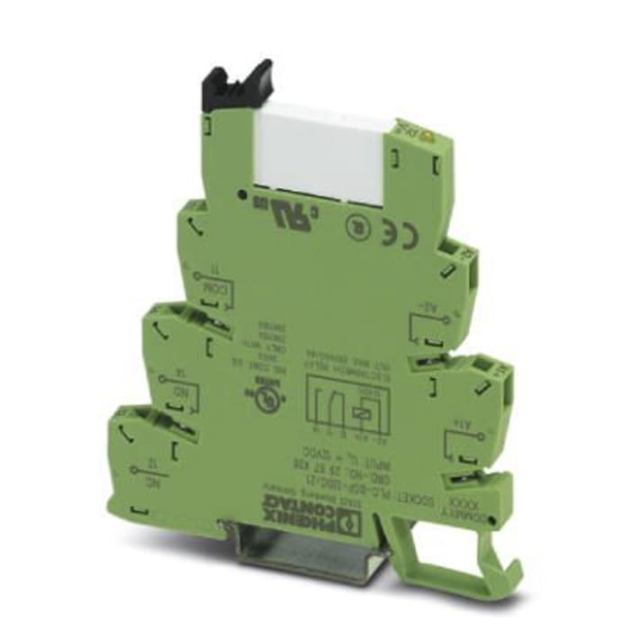 Phoenix Contact PLC-RSP- 12DC/21 Series Interface Relay Module, DIN Rail Mount, 12V dc Coil, SPDT