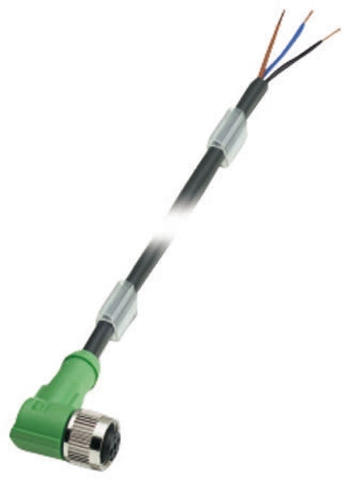  Cable de conexión Phoenix Contact, con. A M12 Hembra, 5 polos, con. B Sin terminación, cod.: A, long. 3m